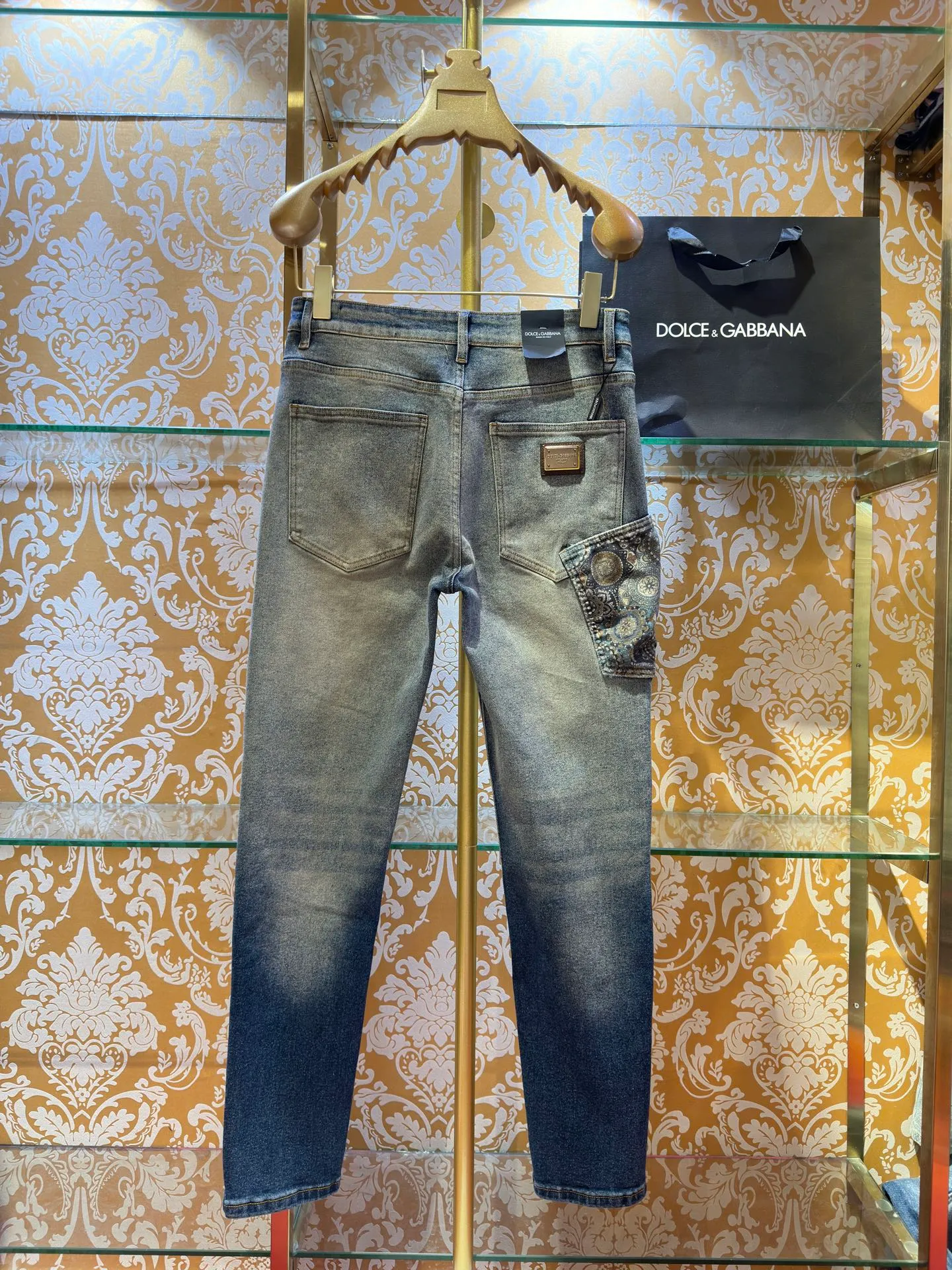 𝘿𝙊𝙇𝘾𝙀 & 𝙂𝘼𝘽𝘽𝘼𝙉𝘼 2026New Arrival Blue DG :Blue Sizes:30-36